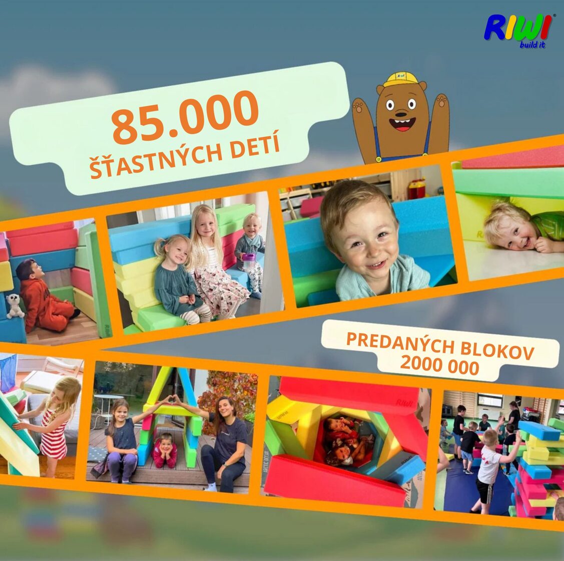 Deti a RIWI XXL stavebnice